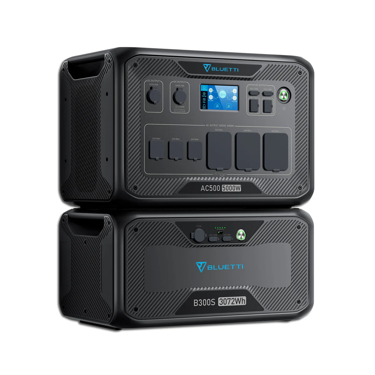 BLUETTI AC500 + B300S portable power station