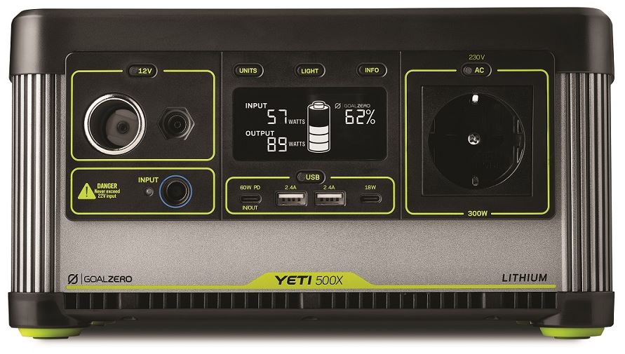 Goal Zero Yeti 500X portable power station
