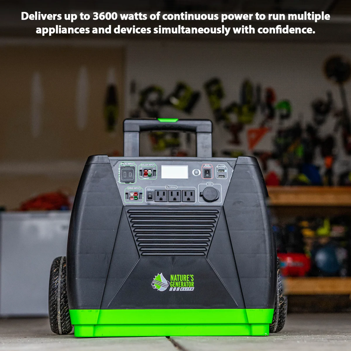 Nature's Generator Elite 3600W portable power station