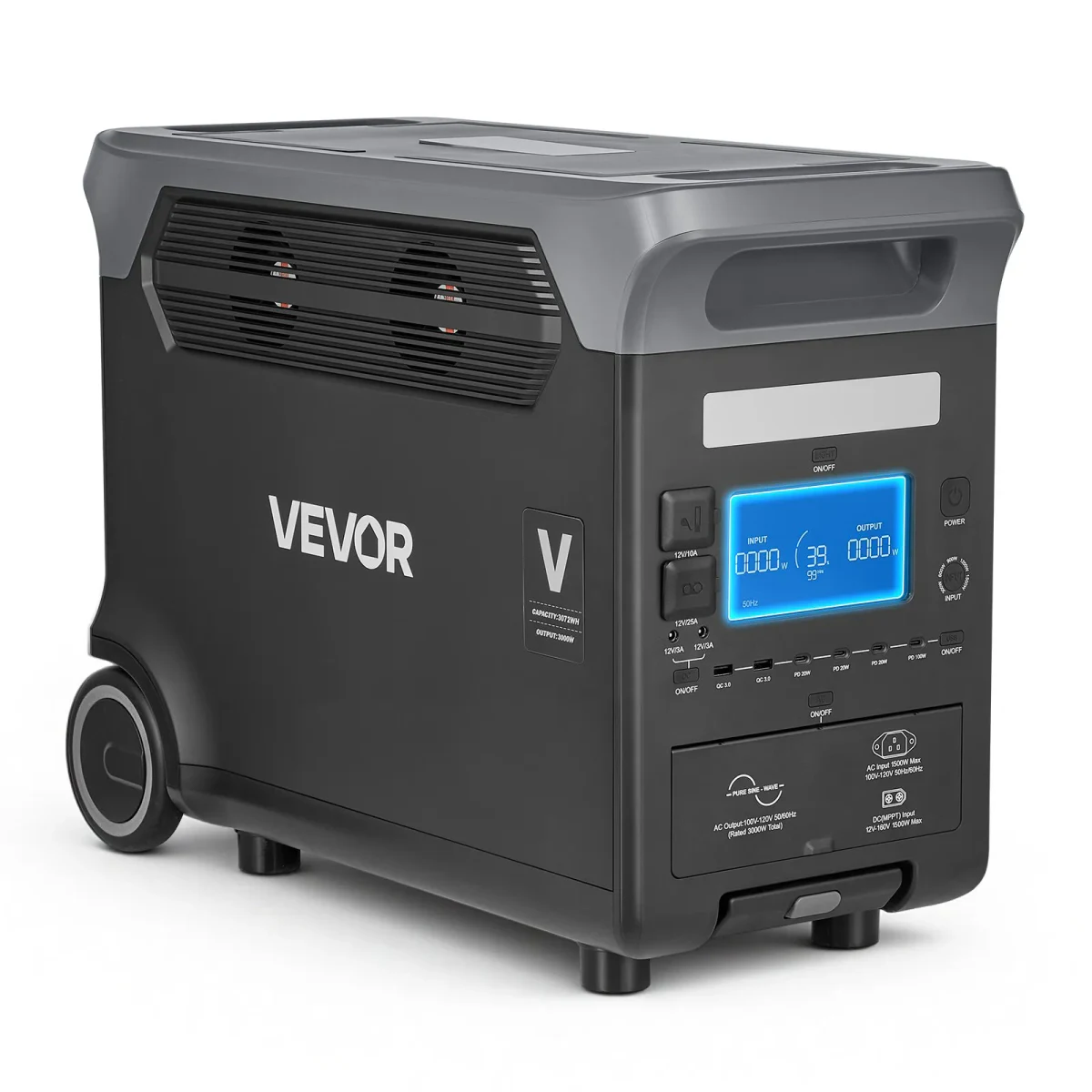 VEVOR LW3000 portable power station