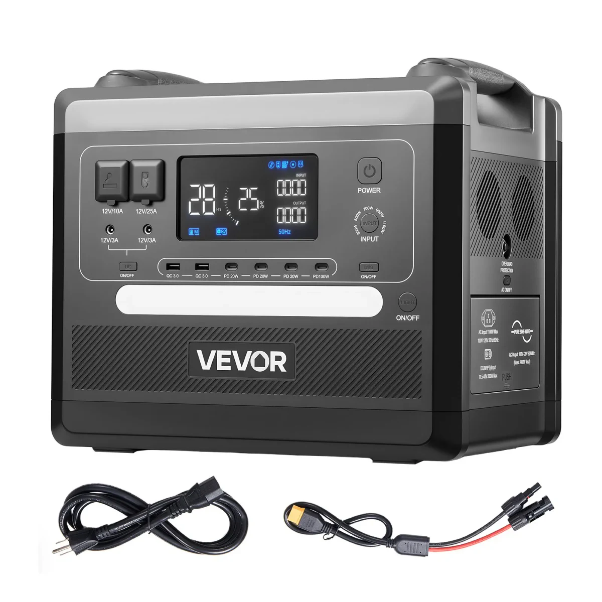 VEVOR Q2400Pro portable power station